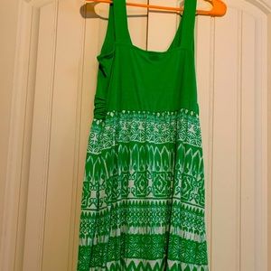 Green medium tank top dress